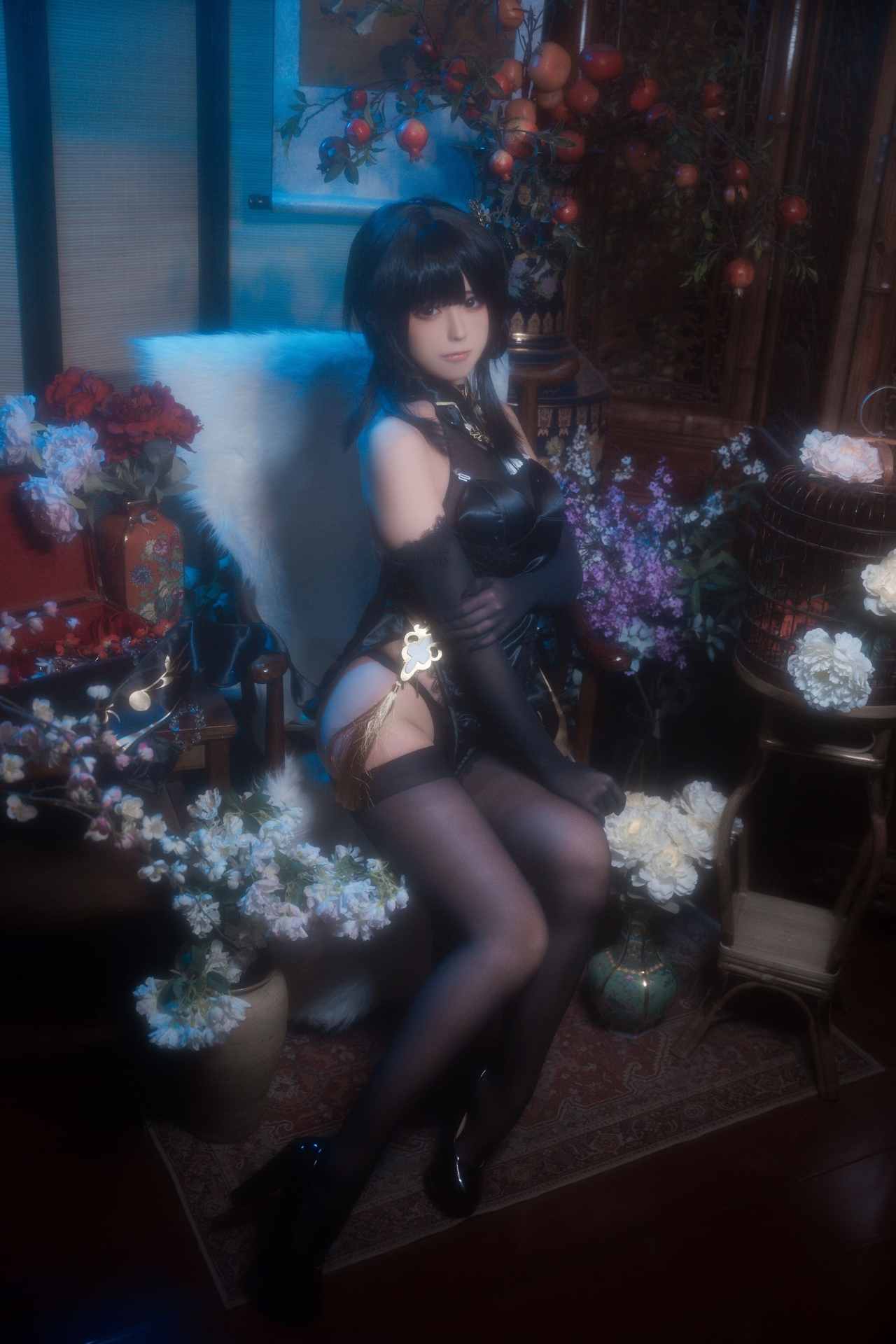 NO.029Quan冉有点饿碧蓝航线镇海旗袍精彩合集【44P】-可宝主